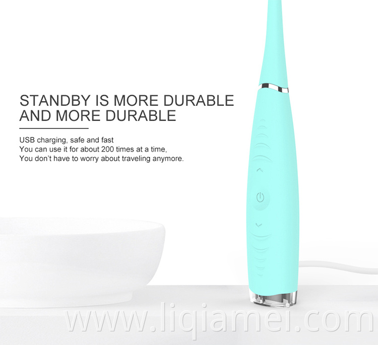 Mini Ultrasonic Electric Tooth Cleaner Portable Chargeable Waterproof teeth cleaning machine